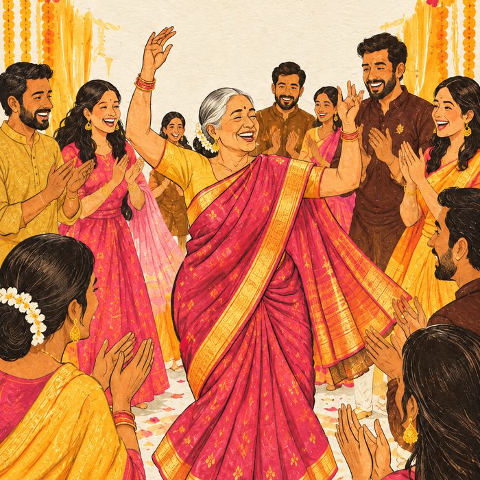 Dadi on the dance floor